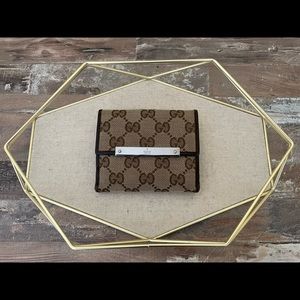 Gucci GG Canvas Compact Wallet